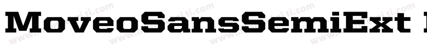 MoveoSansSemiExt BlackItalic字体转换